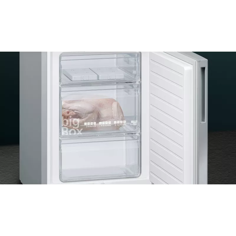 Siemens iQ500 KG39EAICA frigorifero combinato a libera installazione 343 L argento