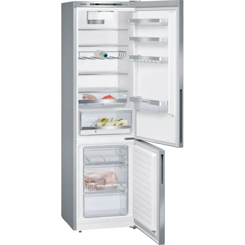 Siemens iQ500 KG39EAICA frigorifero combinato a libera installazione 343 L argento