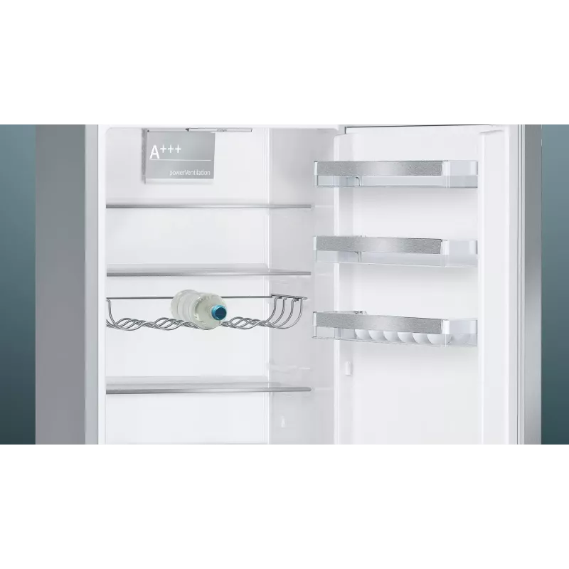 Siemens iQ500 KG39EAICA frigorifero combinato a libera installazione 343 L argento