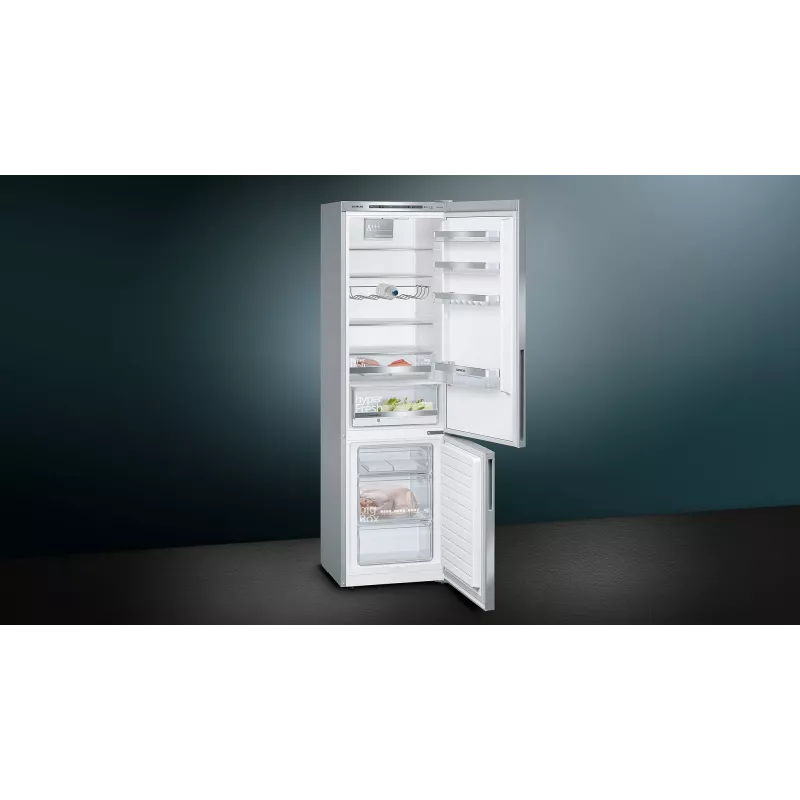 Siemens iQ500 KG39EAICA frigorifero combinato a libera installazione 343 L argento