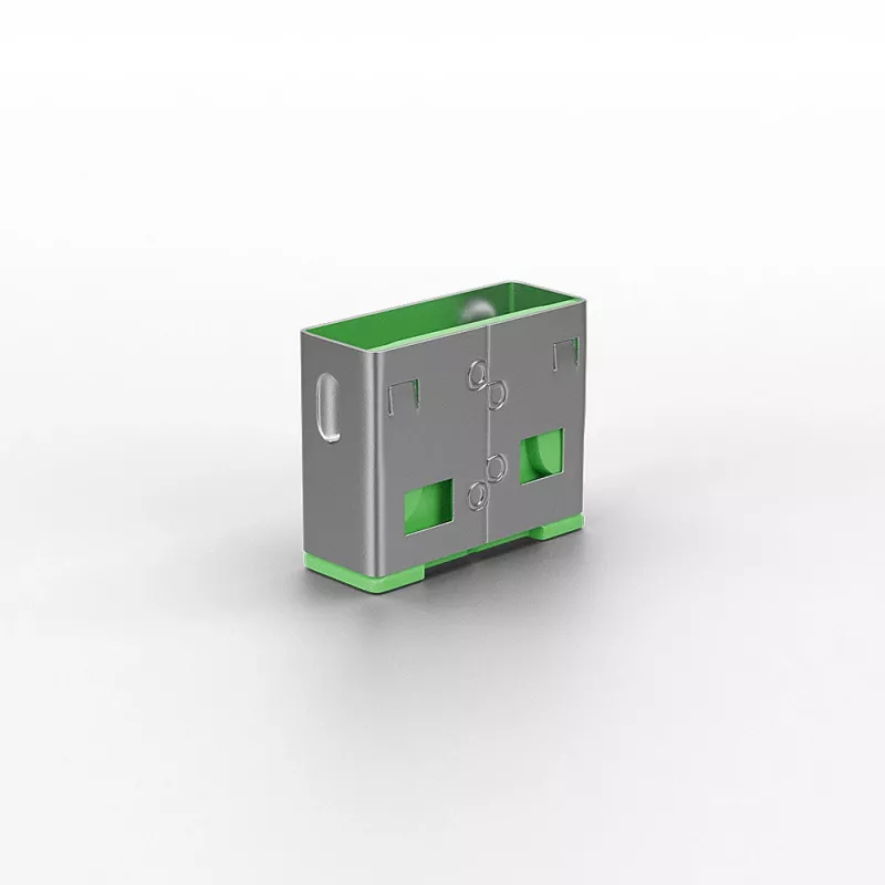 Lindy blocco porte USB (senza chiave) – confezione da 10, codice colore: verde