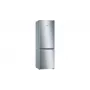 Bosch Serie 2 KGN33NLEB frigorifero combinato, libera installazione, 279 l, No Frost, E, acciaio inox