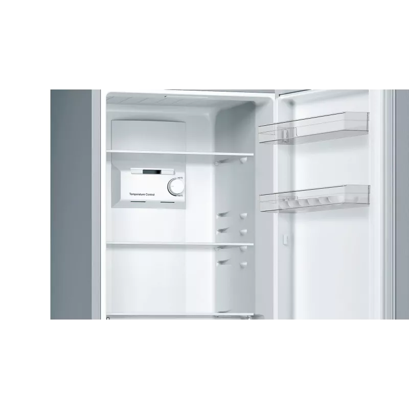 Bosch Serie 2 KGN33NLEB frigorifero combinato, libera installazione, 279 l, No Frost, E, acciaio inox