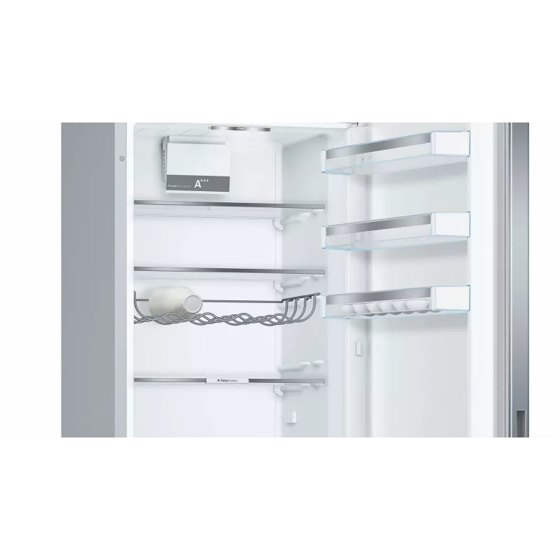 Bosch Serie 6 KGE39ALCA frigorifero combinato, libera installazione, 201 cm, congelatore 94 l, C, acciaio inox