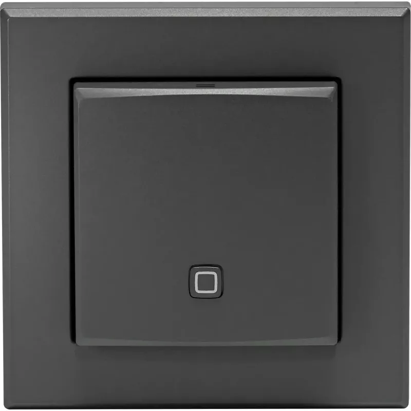 Sensore di temperatura e umidità interna HomeMatic HmIP‑STH‑A antracite, sensore smart home wireless
