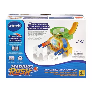 VTech Marble Rush - set di espansione elettronico - imbuto, 4 anni, suono, AA, plastica, multicolore