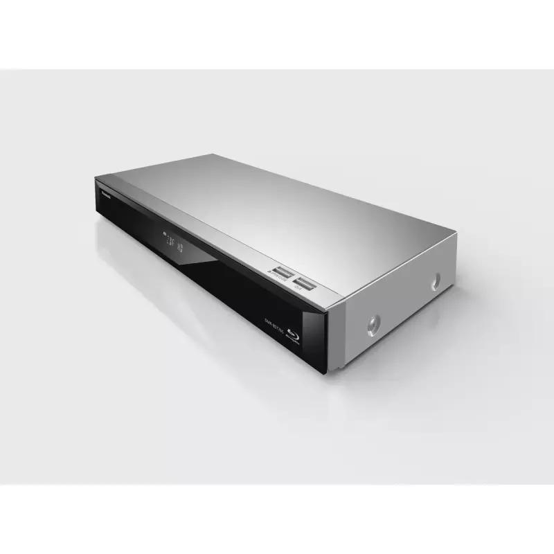 Panasonic DMR-BST765AG registratore Blu-ray 3D con HDD da 500 GB, argento/nero