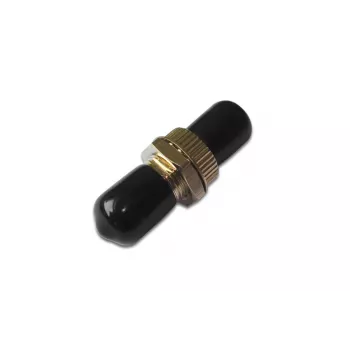 DIGITUS accoppiatore ST / ST simplex boccola in ceramica di zirconio, custodia in metallo, con cappucci neri, multimodale
