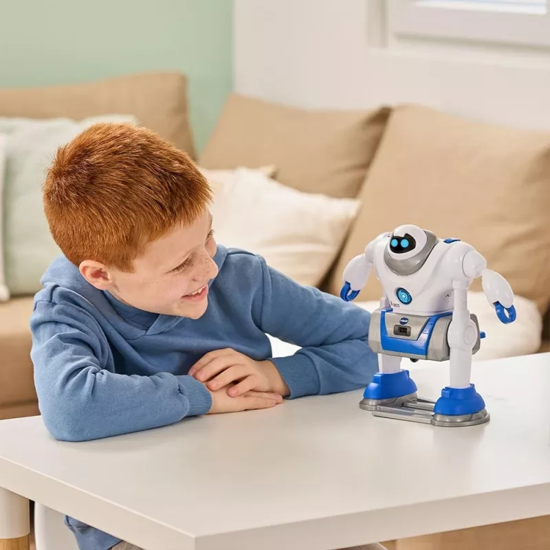 VTech V-Bot, bambino/bambina, 5 anni, con suono VTech V-Bot. Tipo di batteria: AA. Colore prodotto: nero, blu, bianco