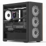 Mini Tower PC Aerocool D301A nero legno alimentatore ATX