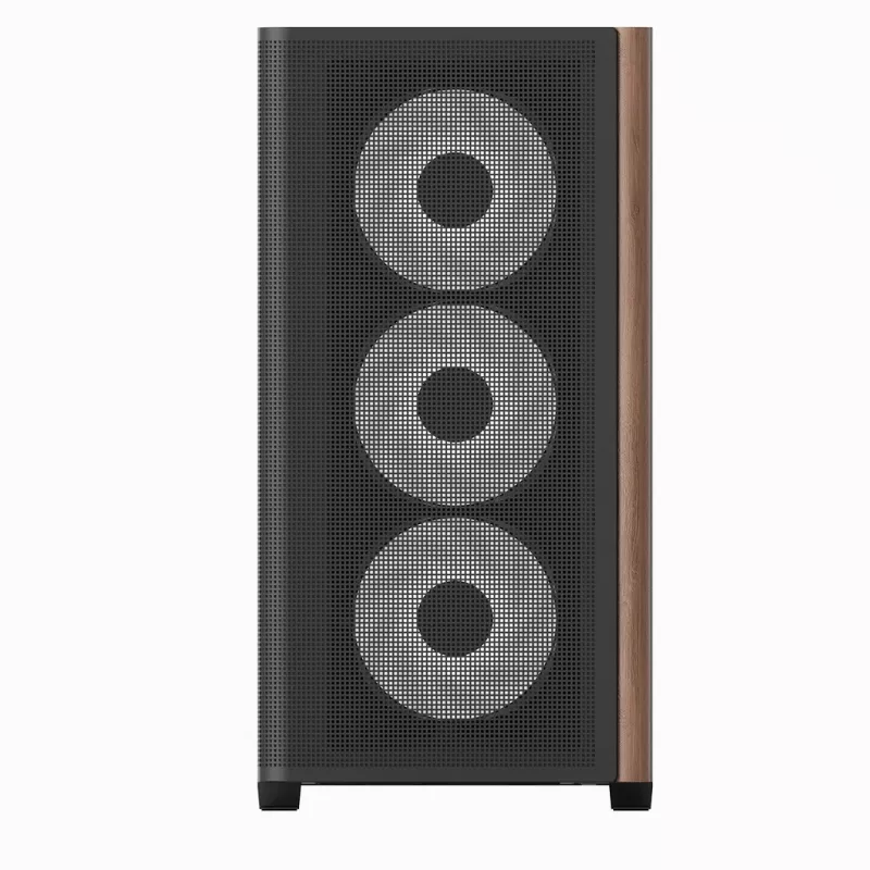 Mini Tower PC Aerocool D301A nero legno alimentatore ATX