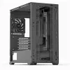 Mini Tower PC Aerocool D301A nero legno alimentatore ATX