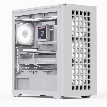 Aerocool D502A Midi Tower bianco
