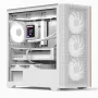 Aerocool D301A Mini Tower bianco, legno