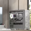 Aerocool D301A Mini Tower bianco, legno