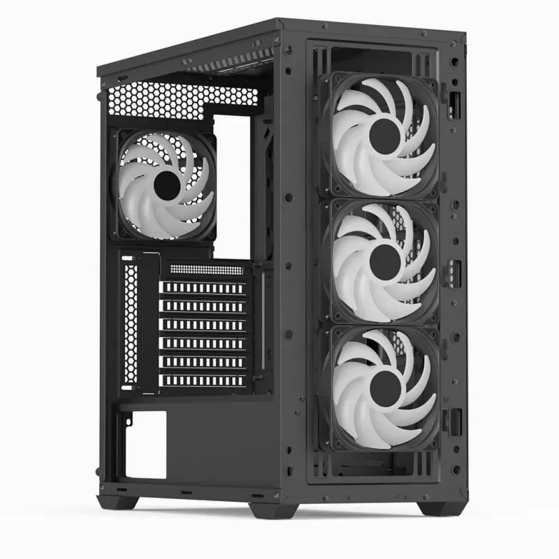 Aerocool D502A Midi Tower nero