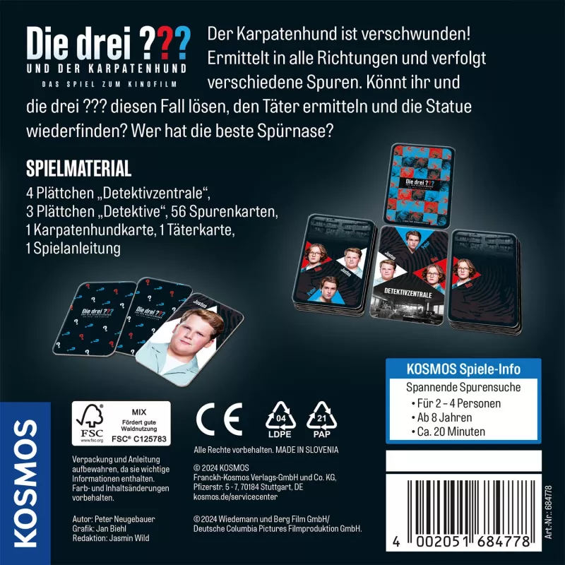 Kosmos 46234735 Gioco da tavolo/carte 20 min Detective