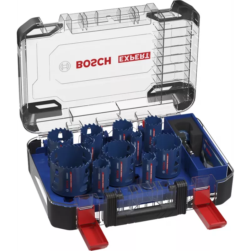 Bosch 2 608 900 447 Expert Tough Material set di seghe a tazza, 14 pz., 20–76 mm