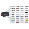 Sega circolare a batteria Bosch GKS 18V-57-2 GX Professional 06016C1000, 18 V, lama da 165 mm, foro da 20 mm, solo (senza batteria e caricabatterie), blu/nero