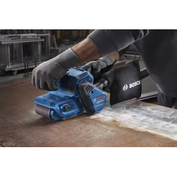 Bosch GBS 750 Professional Levigatrice a nastro Nero, Blu 850 W