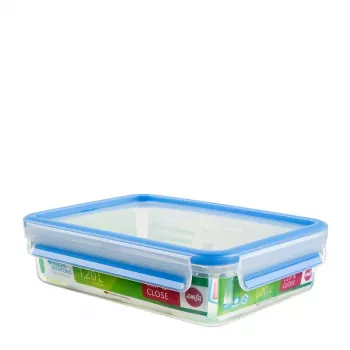 EMSA 508542 Contenitore per alimenti rettangolare trasparente 8 pz.