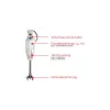 ESGE M 122 S 0,6 L Frullatore a immersione 140 W bianco