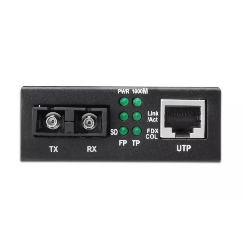 DIGITUS Professional Convertitore di media Gigabit, RJ45 / SC (DN-82121-1)