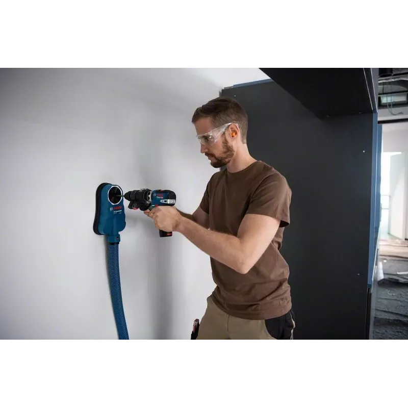 Bosch GFA 12-H Professional 1600A024LN FlexiClick adattatore per martello perforatore, SDS-plus, con arresto di profondità e impugnatura supplementare, per GSR 12V-15 FC / 12V-35 FC, nero