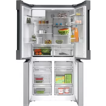 Bosch Serie 6 KFI96APEA Frigorifero side-by-side a libera installazione 574 L acciaio inox spazzolato