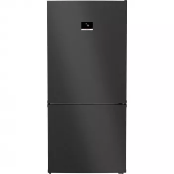 Bosch Serie 8 KGP86AXB0N Frigorifero combinato a libera installazione 621 L nero, acciaio inox
