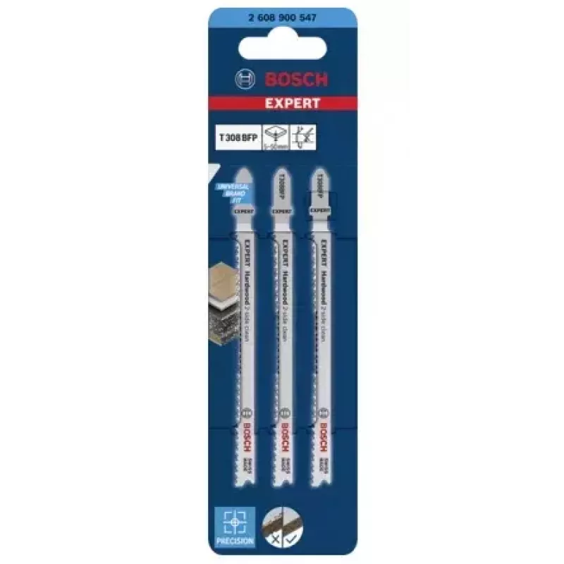 Bosch T 308 BFP Lama per seghetto alternativo bimetal 3 pz.