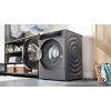 Bosch Serie 8 WNC254AS0 lavasciuga a libera installazione carica frontale acciaio inox