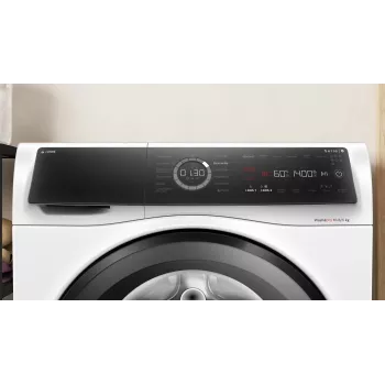 Bosch Serie 8 WNC254A40 lavasciuga a libera installazione carica frontale bianca