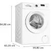Bosch Serie 2 WGE02420 lavatrice a carica frontale 7 kg 1351 giri/min bianca
