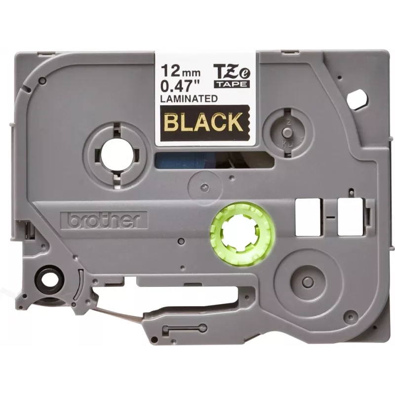 Nastro per etichette Brother TZE334 12 mm oro su nero