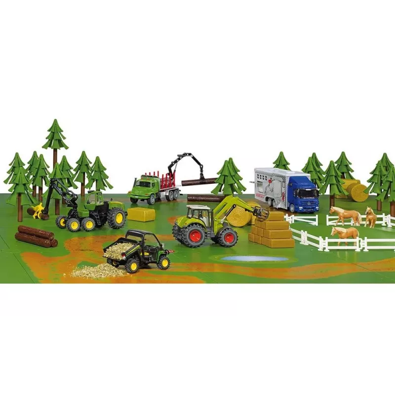 Parcheggio multipiano Siku strade di campagna e bosco multicolore 3 anni 1 giocatore