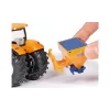 Siku trattore con lama sgombraneve e spargisale, modello trattore, preassemblato, 1:50, metallo, plastica, 3 anno/i, nero, blu, arancione