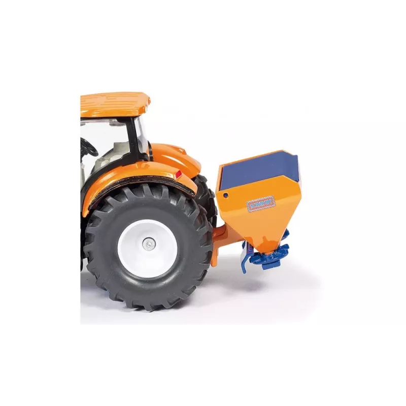 Siku trattore con lama sgombraneve e spargisale, modello trattore, preassemblato, 1:50, metallo, plastica, 3 anno/i, nero, blu, arancione