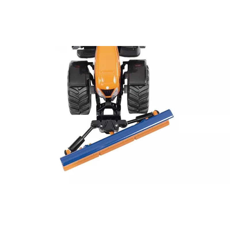 Siku trattore con lama sgombraneve e spargisale, modello trattore, preassemblato, 1:50, metallo, plastica, 3 anno/i, nero, blu, arancione