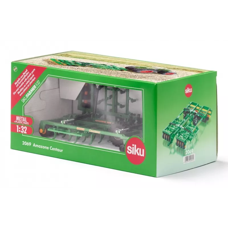 Siku 2069 modello in scala 1:32, attrezzo agricolo, nero, verde, arancione