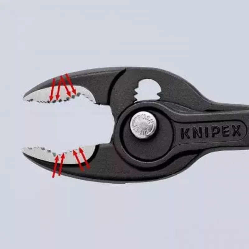 Pinza a scatto Knipex TwinGrip larghezza ganasce 5,1 cm lunghezza 200 mm