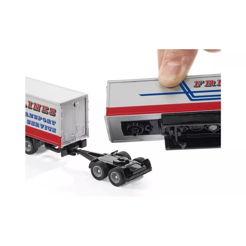 Siku 1806 Super Road Train DHL veicolo in miniatura, da 3 anni, 169 g