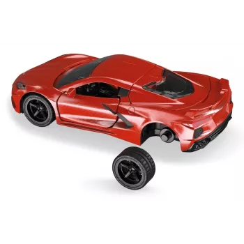 Siku Chevrolet Corvette Stingray modello auto sportiva montato 1:50
