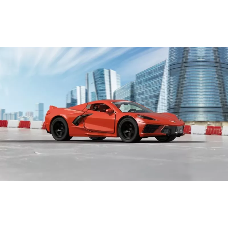 Siku Chevrolet Corvette Stingray modello auto sportiva montato 1:50