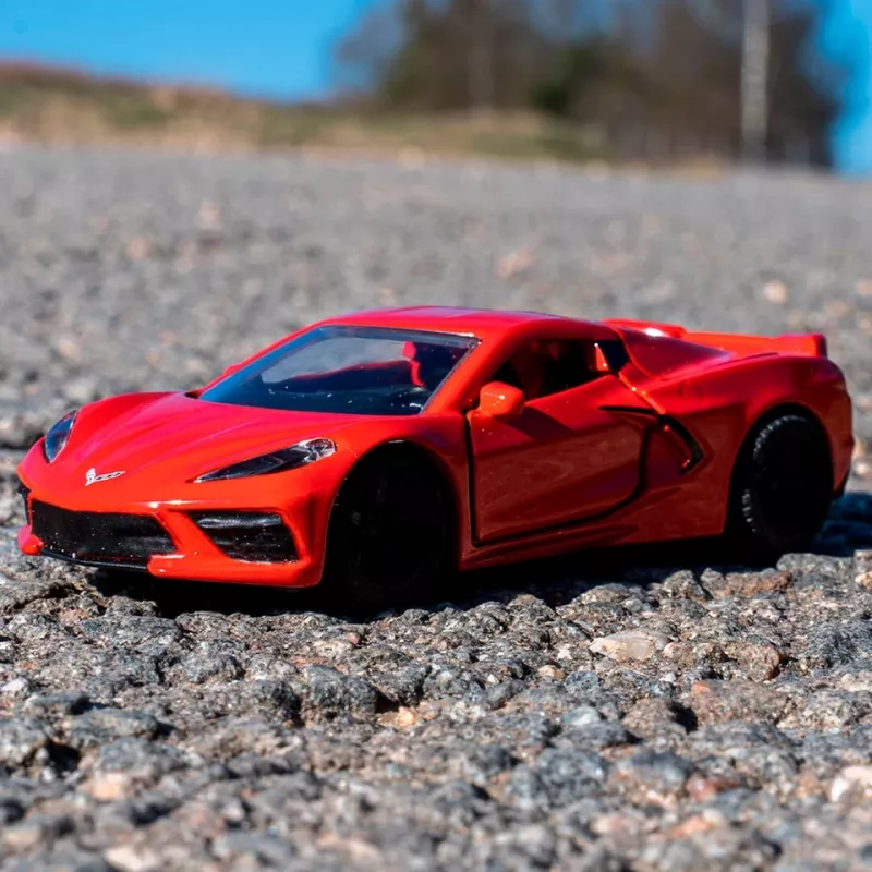 Siku Chevrolet Corvette Stingray modello auto sportiva montato 1:50
