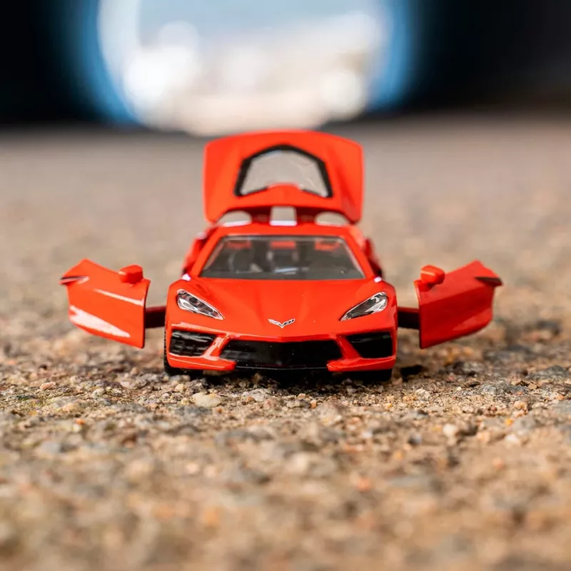 Siku Chevrolet Corvette Stingray modello auto sportiva montato 1:50