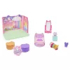 Gabby's Dollhouse, camera da letto Dolci Sogni con figura Pillow Cat e 3 accessori, 3 mobili e 2 consegne, giocattolo per bambini dai 3 anni
