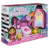 Gabby's Dollhouse, camera da letto Dolci Sogni con figura Pillow Cat e 3 accessori, 3 mobili e 2 consegne, giocattolo per bambini dai 3 anni