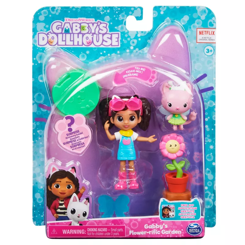 Gabby's Dollhouse, set atelier artistico con 2 personaggi giocattolo, 2 accessori, consegna e mobile, giocattolo per bambini dai 3 anni