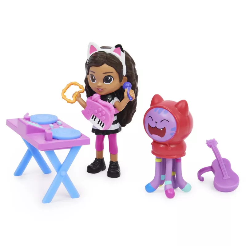 Gabby's Dollhouse, set atelier artistico con 2 personaggi giocattolo, 2 accessori, consegna e mobile, giocattolo per bambini dai 3 anni